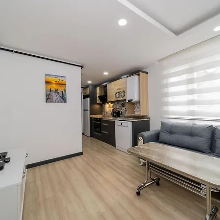 아파트 Charming Flat 15 Min Walking Distance To Beach In Muratpasa, Antalya 안탈리아